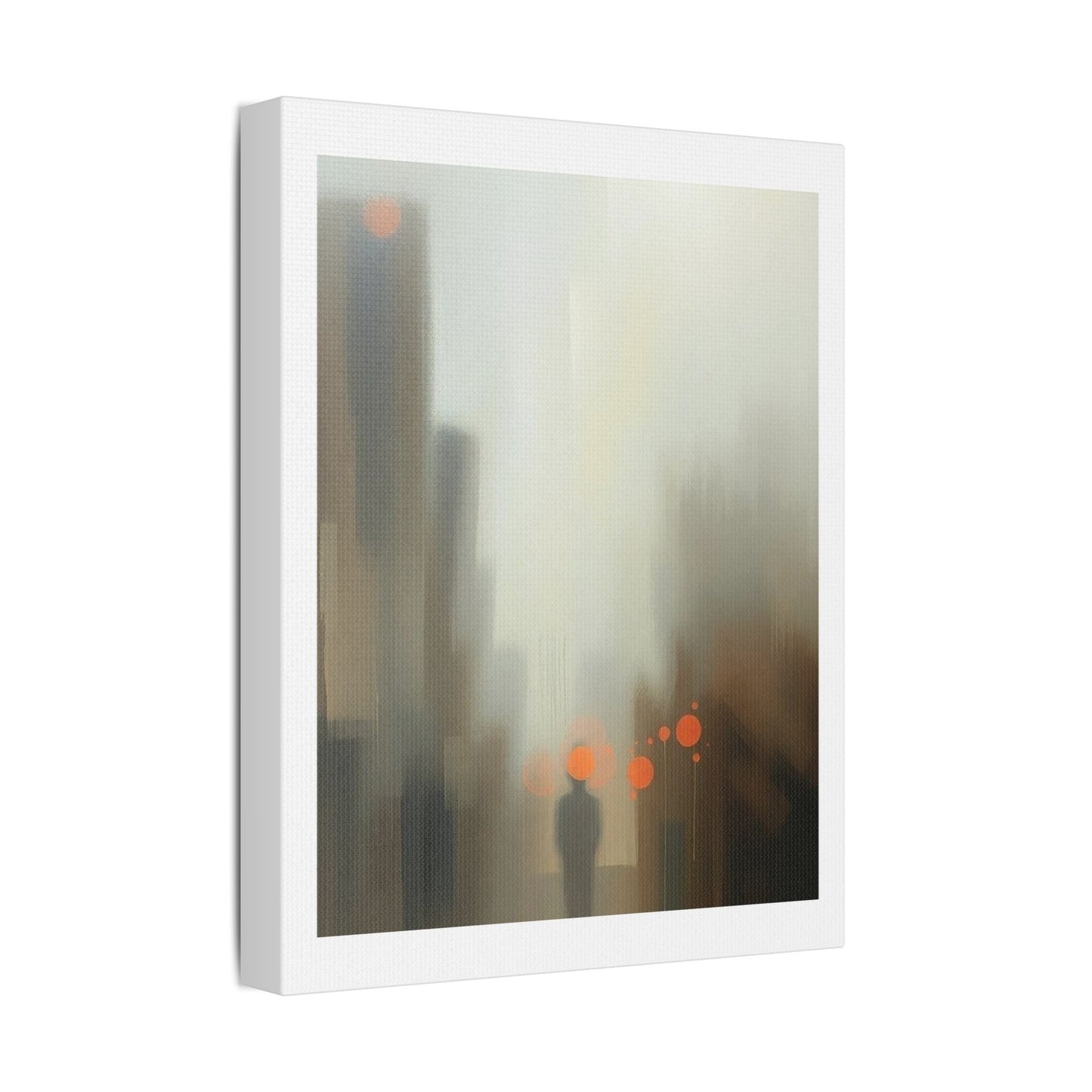 Faded Pastel Abstract Decor Art II 'Designed by AI' Print on Canvas