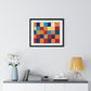 Qu 1 Color Chart (1930) by Paul Klee, from the Original, Framed Art Print