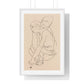 Woman and Girl Embracing (1918) by Egon Schiele, from the Original, Framed Art Print