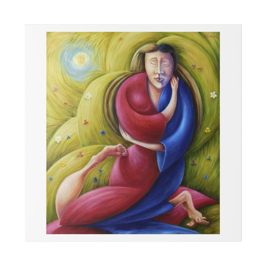 The Eternal Embrace 'Designed by AI' Canvas Art Print