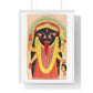 Kali Holding a Demon's Head, Indian Watercolour, from the Original, Framed Art Print