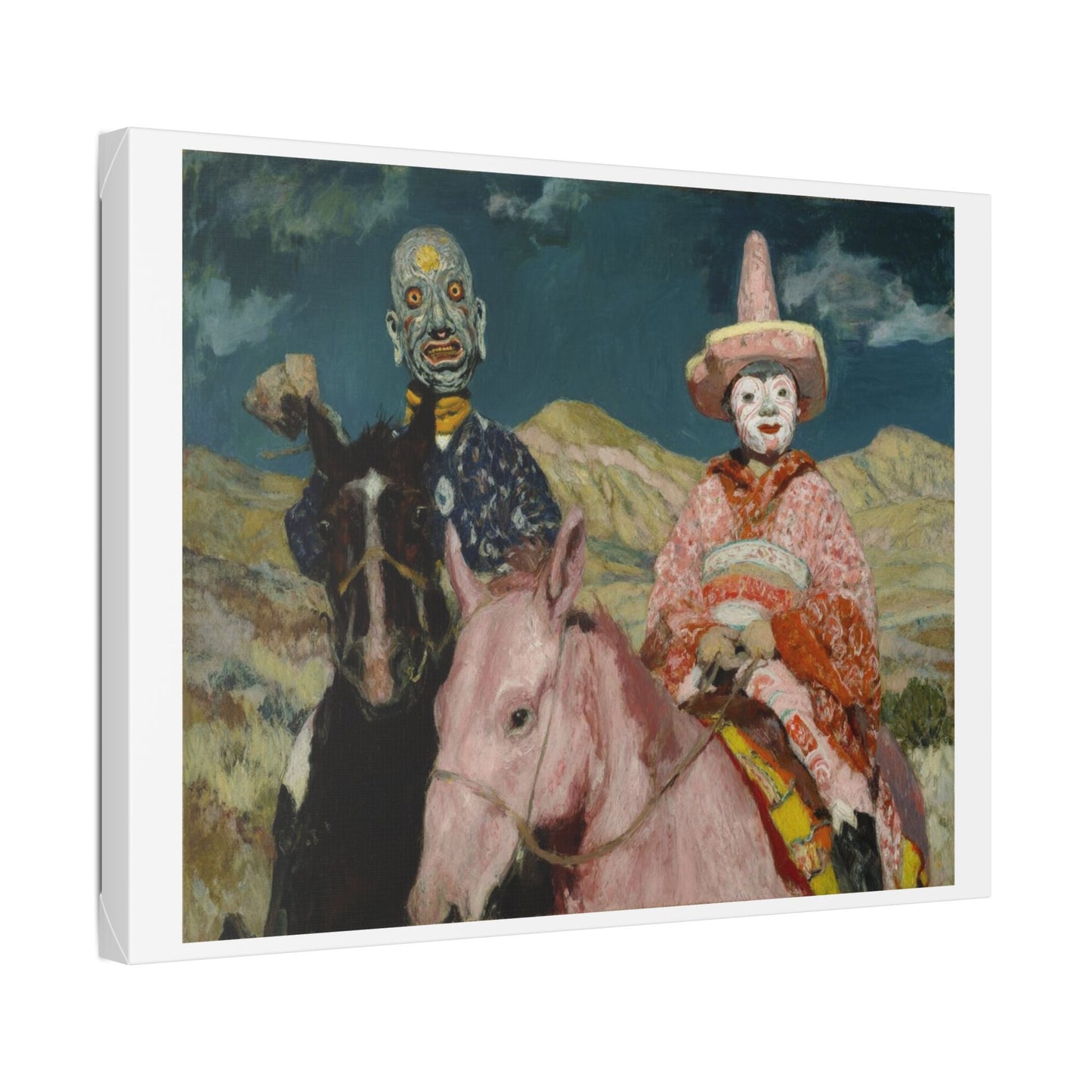 How the West Was Won III 'Designed by AI' Canvas Art Print