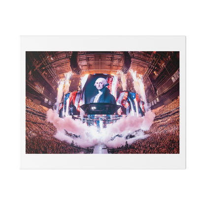 George Washington Remixed for the 21st Century 'Designed by AI' Canvas Art Print