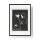 Fantastical Man and Woman 'Fantasie Man en Vrouw' (1929) by Samuel Jessurun de Mesquita, from the Original, Framed Art Print