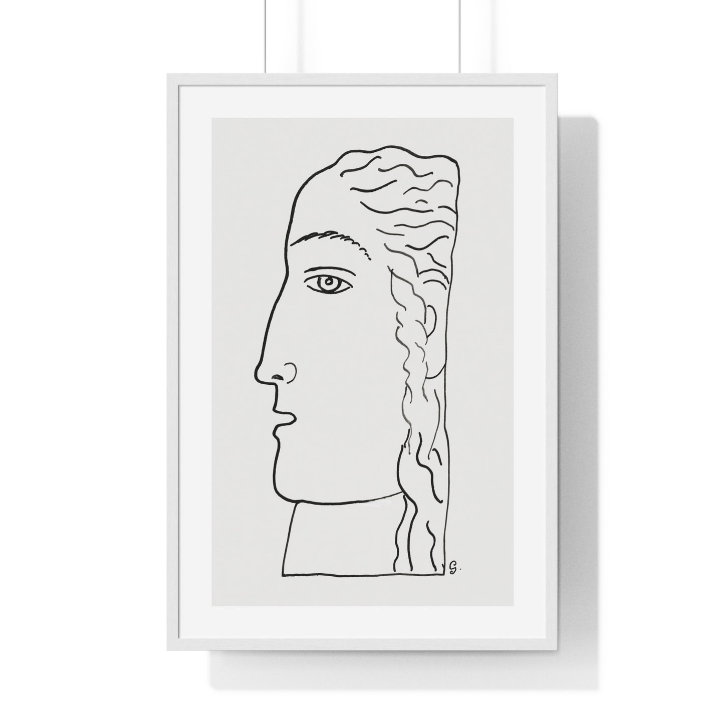 Samoan Woman, Apia (1884) by Burton Brothers and Alfred Burton, from the Original, Framed Print