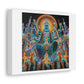 Lord Vishnu, the Preserver God, Protector of the Universe 'Designed by AI' Art Print on Canvas