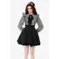 Dark in Love Striped Ruffle Victorian-Inspired Lolita Dress