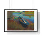 Boats at Rest (circa 1895) by Arthur Wesley Dow, from the Original, Framed Print
