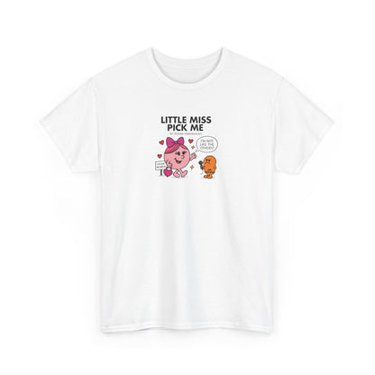 Little Miss Pick Me, Funny Mr Men Cartoon Art T-Shirt