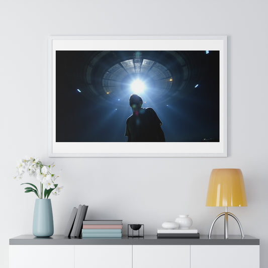 Last Moments Before the Abduction 'Designed by AI' Framed Art Print