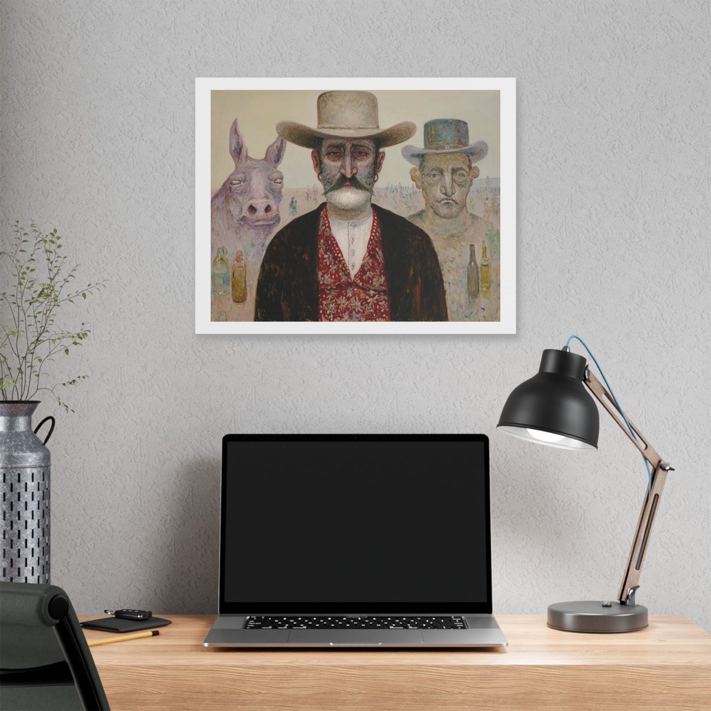 How the West Was Won IV 'Designed by AI' Canvas Art Print