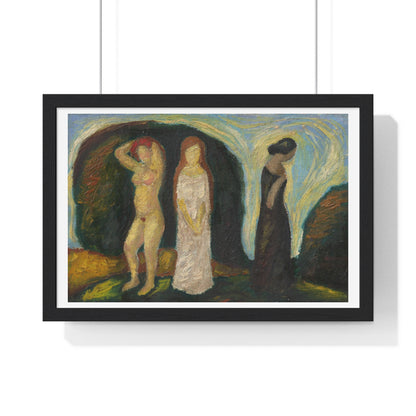 The Three Stages of a Woman's Life, by Mikuláš Galanda, from the Original, Framed Art Print