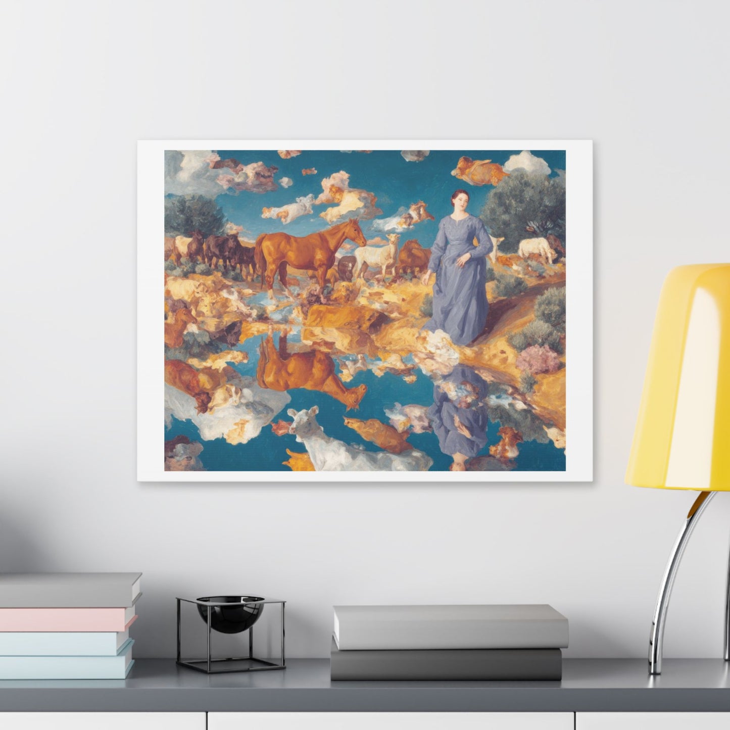 How the West Was Won VII 'Designed by AI' Canvas Art Print