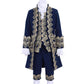 Men's Regency Stage Play Costume, Aristocrat Retro European, Embroidery Lace