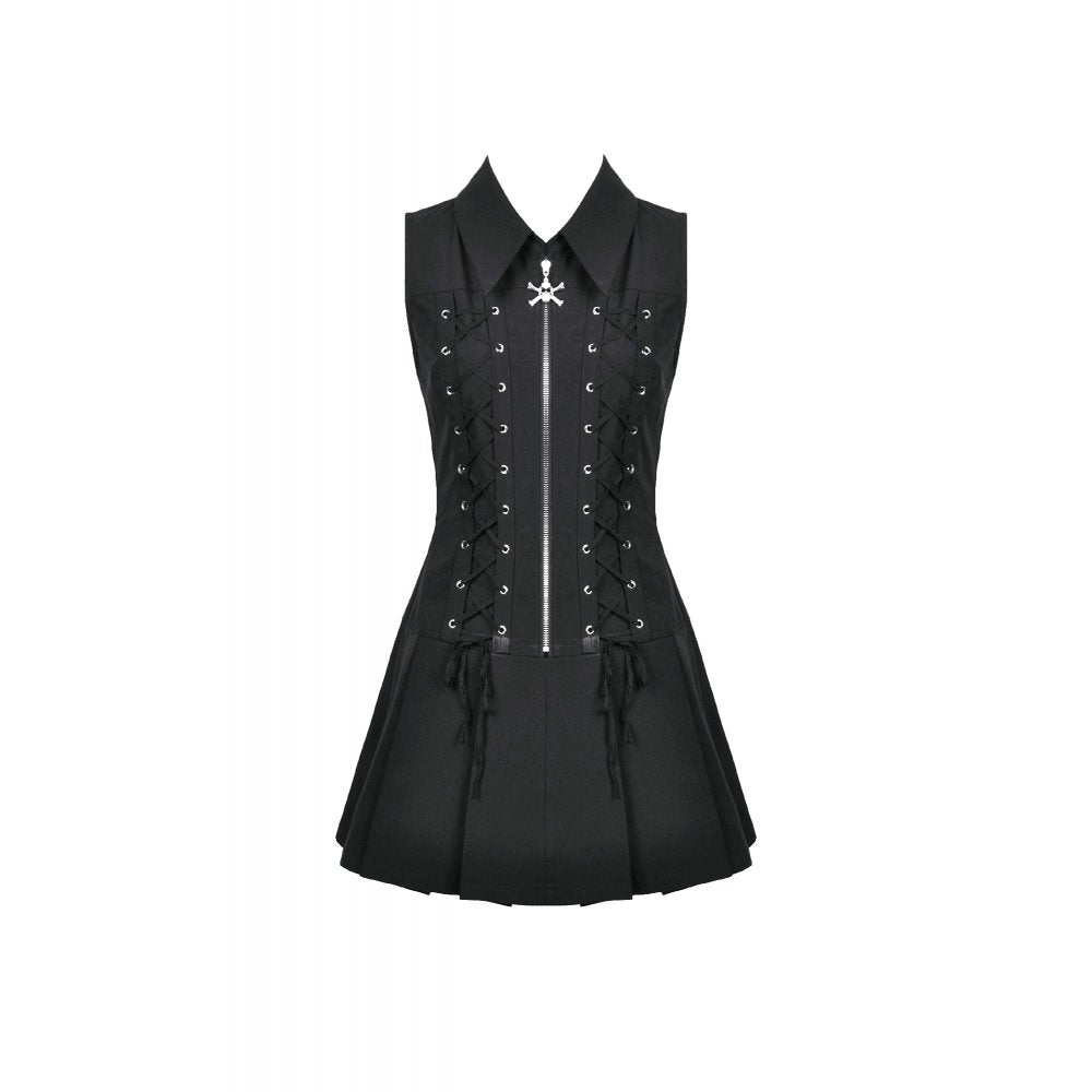 Dark in Love Valeria Gothic Sleeveless Corset Dress
