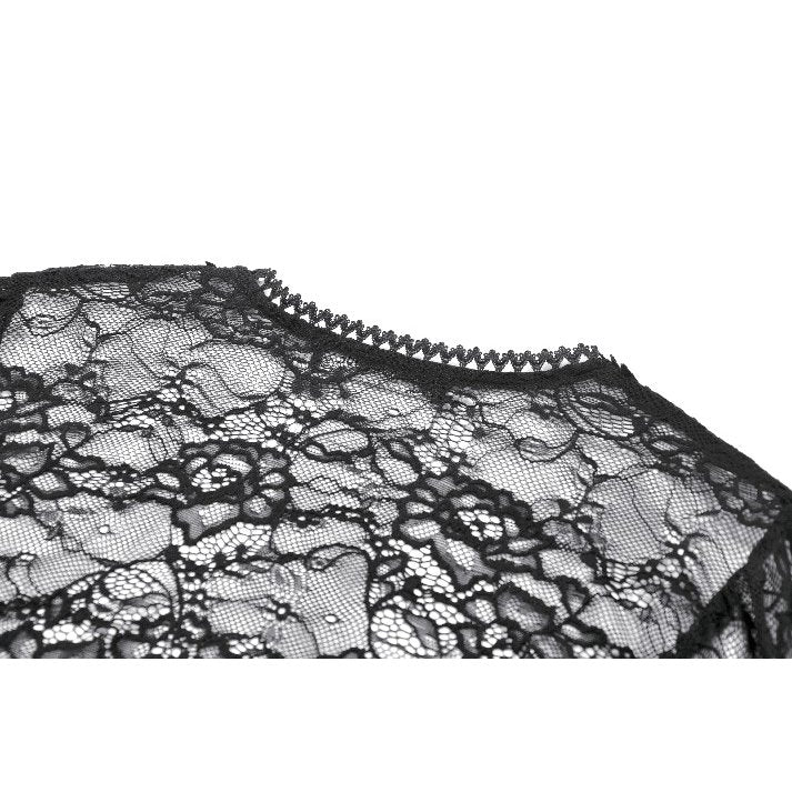 Dark In Love Lilith 3D Lace Bell-Sleeve Cape