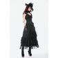 Dark in Love Talia Gothic Longline Metal-Boned Corset