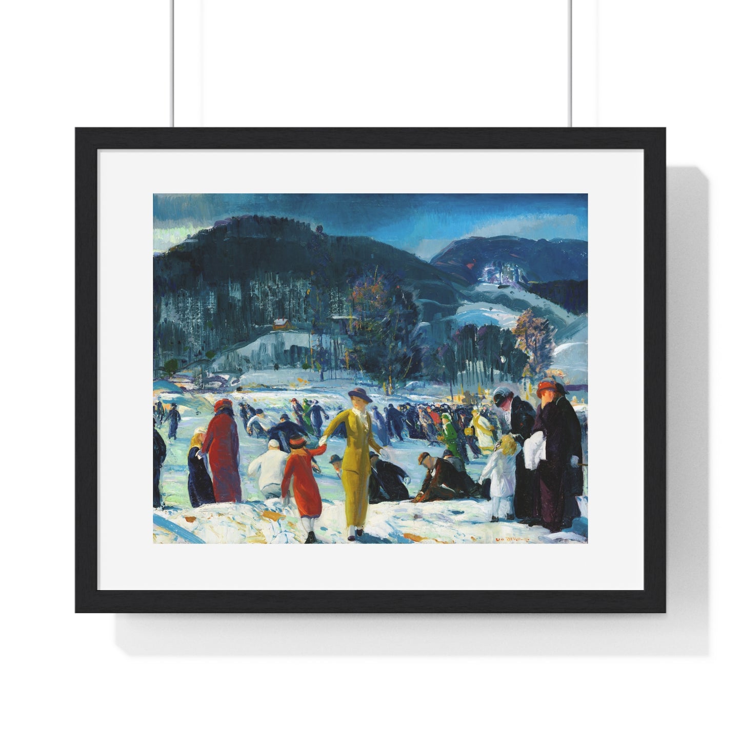 Love of Winter (1914) by George Wesley Bellows, from the Original, Framed Art Print