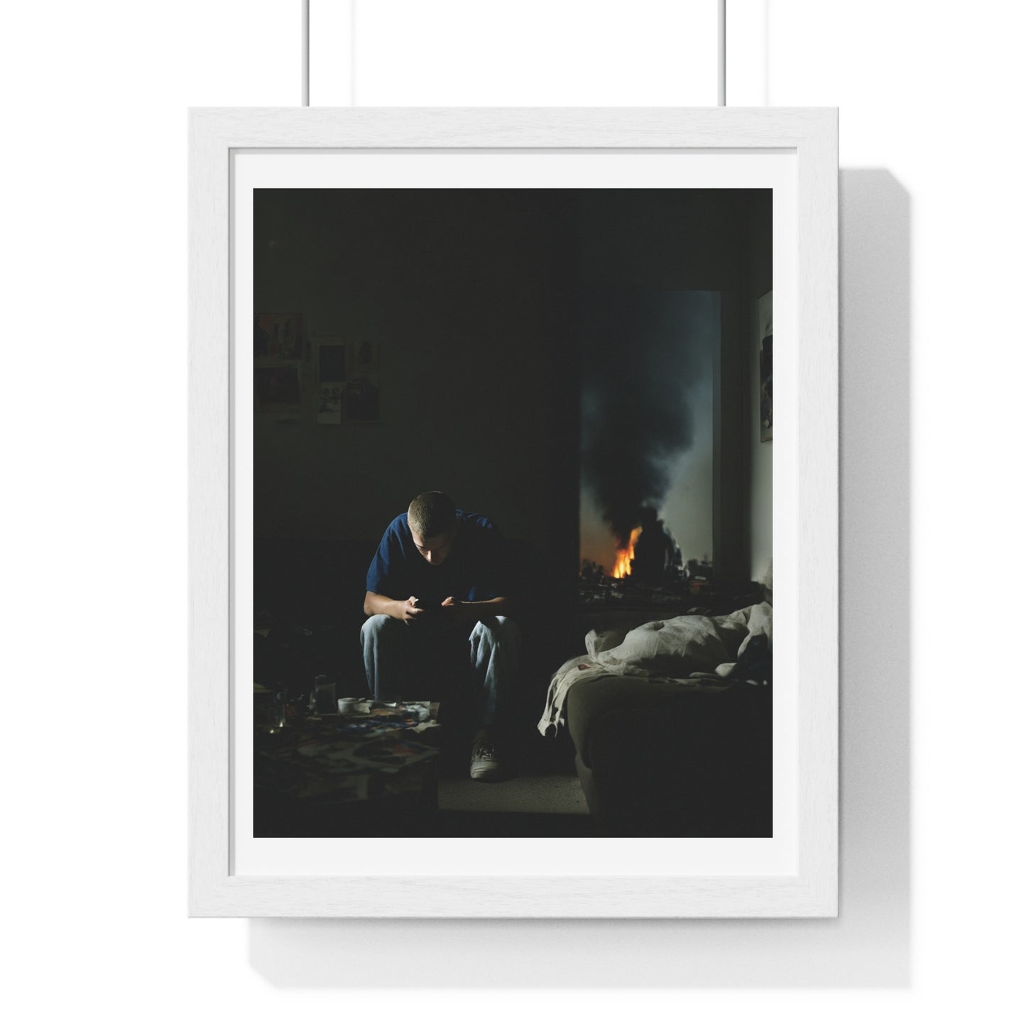 Raw Art II 'Designed by AI' Framed Art Print