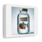 Life is Like a Jar of Piranhas 'Designed by AI' Art Print on Canvas