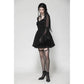 Dark in Love Greta Dark Mystique Gothic Lace-Up Mesh Dress