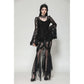 Dark in Love Zuri Gothic Romantic Lace Patchwork Bell-Sleeve Layered Cuff Top