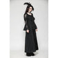 Dark in Love Emersyn Elegant Gothic Lace-Trimmed Long Robe