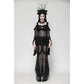 Dark in Love Delaney Gothic Romantic Lace Flare-Sleeve Top