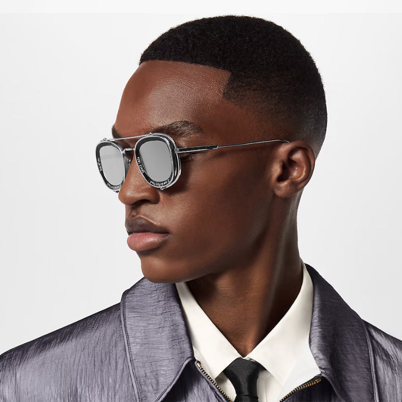 Avant Garde Oval Retro Steam Punk Sunglasses