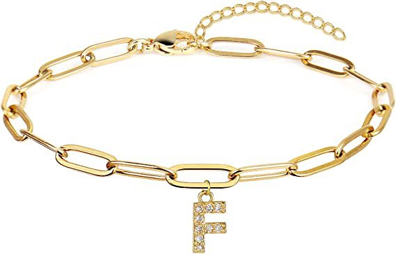 Women's Fashion 'Name Initial Letter' Bracelet