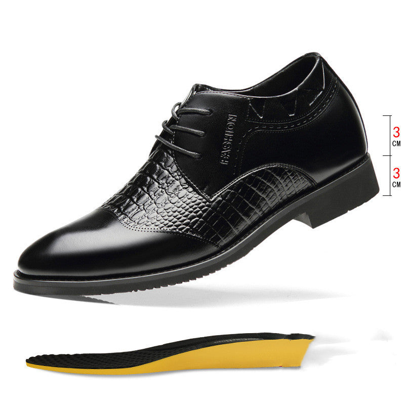 Men's Classic Business Shoes, Height Gain Leather Shoes