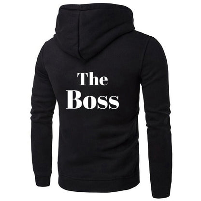 The Boss and The Real Boss Couple's Hoodies, His and Hers Gift