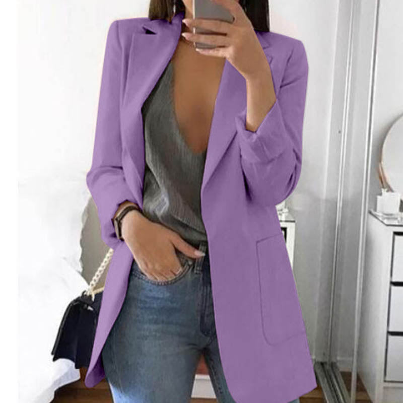 Casual Long Sleeve Women's Business Jacket