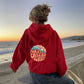 Forever Chasing Sunsets, Fleece-Lined Positive Vibes Hoodie
