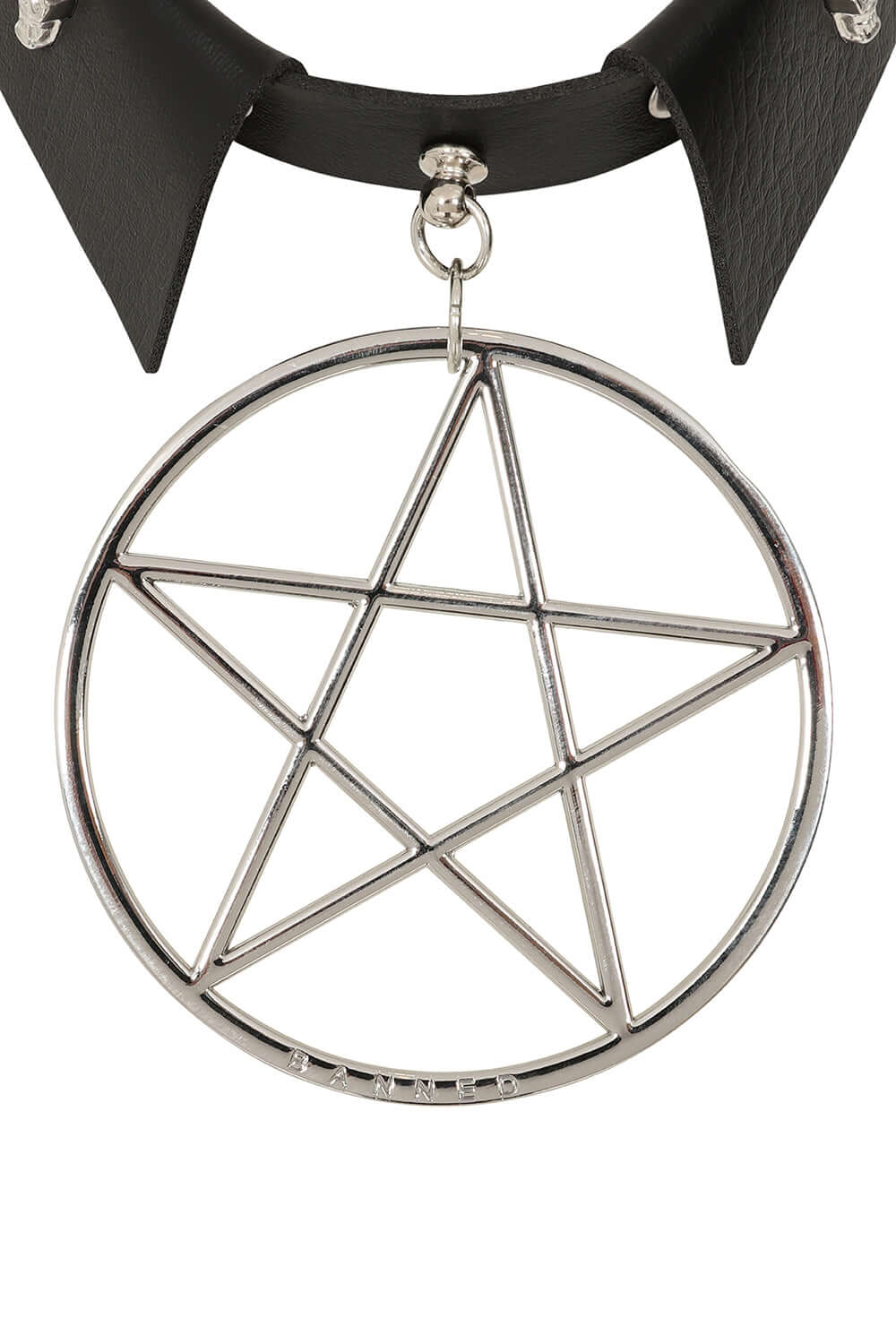Banned Apparel Restrict Pentagram Choker Necklace