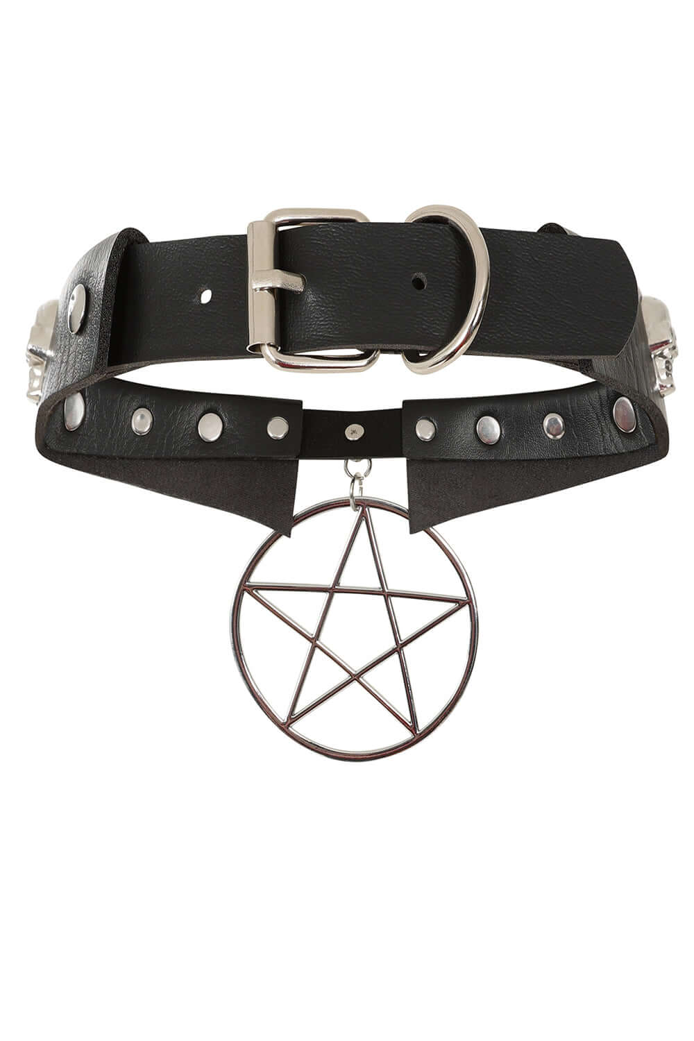 Banned Apparel Restrict Pentagram Choker Necklace