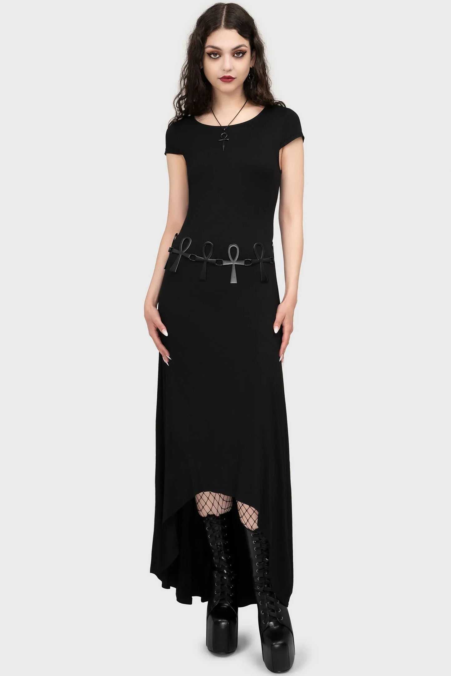 Killstar Ankh Statement Metal Belt