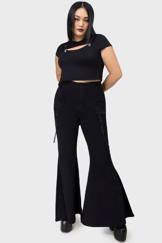 Killstar Beliala Fit and Flare Trousers