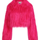 Banned Apparel Glacia Hot Pink Faux Fur Jacket