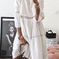 Boho Midi Dress Women's Embroidery Sexy Backless Dress