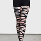 Killstar Carved Up Alternative Womenswear Slash Tights