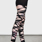 Killstar Carved Up Alternative Womenswear Slash Tights