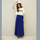 High Waist Long or Half-Length Floaty Chiffon Skirt, Spring and Summer Collection