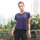 Women's Sports Light Loose Sports Top with Open Back