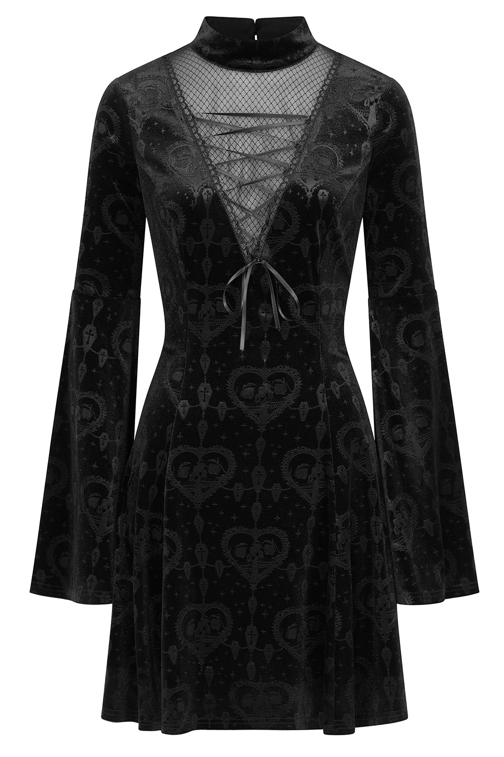 Banned Lucinda Gothic Lace Dress, Elegant Victorian Dress in Black