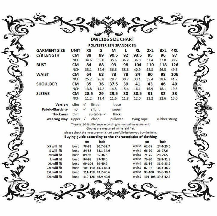 Dark in Love Belladonna Lace-Up High Collar Puff Sleeve Goth Dress, Plus Sizes