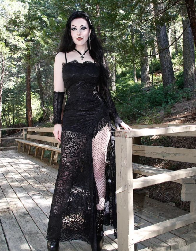 Dark In Love Naiara Maxi Dress with Daring Side Slit