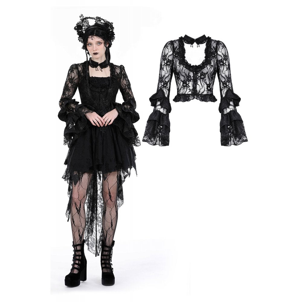 Dark in Love Lace Willow Top