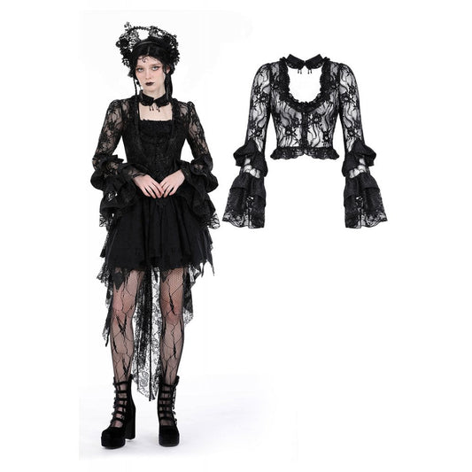 Dark in Love Lace Willow Top