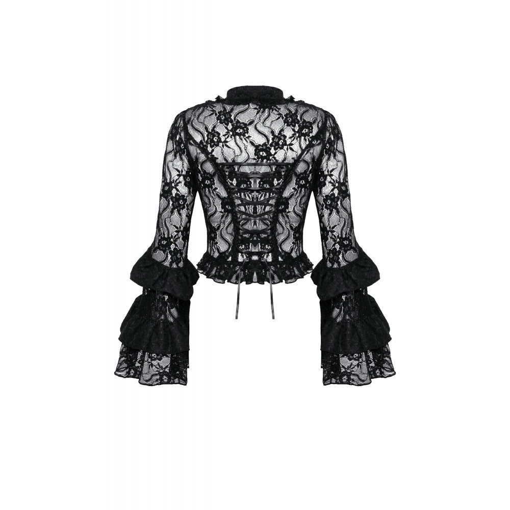 Dark in Love Lace Willow Top